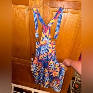 Eye Candy Tie Dye Overalls